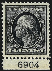 Sale 982, Lot 5796, 1912-14 Washington-Franklin Issue (Scott 405-423)