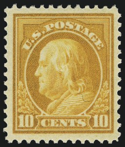 Sale 982, Lot 5800, 1912-14 Washington-Franklin Issue (Scott 405-423)