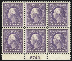 Sale 982, Lot 5812, 1913-15 Washington-Franklin Issues (Scott 424-460)
