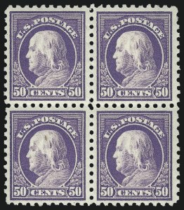 Sale 982, Lot 5828, 1913-15 Washington-Franklin Issues (Scott 424-460)