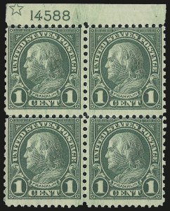 Sale 982, Lot 5962, 1922-29 Issues (Scott 574-656)