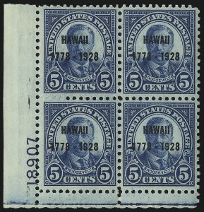 Sale 982, Lot 5996, 1922-29 Issues (Scott 574-656)