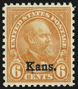 Sale Number 982, Lot Number 6003, Kans.-Nebr. Overprints (Scott 659-678)