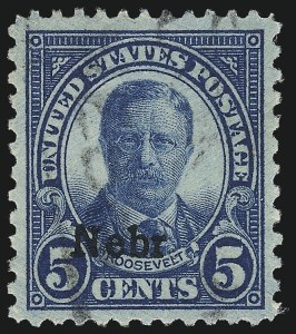 Sale 982, Lot 6012, Kans.-Nebr. Overprints (Scott 659-678)