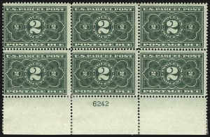 Sale 982, Lot 6188, Postal Note, Parcel Post (PN, Q, JQ, QE)