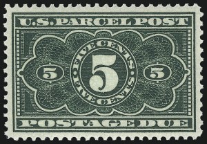 Sale 982, Lot 6189, Postal Note, Parcel Post (PN, Q, JQ, QE)
