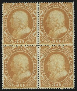 Sale 1000, Lot 1023, The Peter G. Dupuy Collection of High-Value 1857-60 Issues - Large Multiples