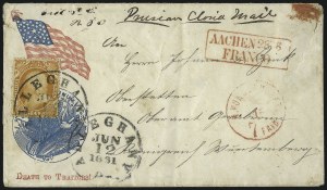 Sale 1000, Lot 1045, The Peter G. Dupuy Collection of High-Value 1857-60 Issues - Covers