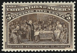 Sale Number 1000, Lot Number 1123, 1893 Columbian Issue (1c-50c)