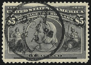 Sale 1000, Lot 1146, 1893 Columbian Issue (Dollar Values)