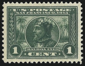 Sale 1000, Lot 1209, Panama-Pacific Issue
