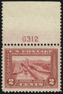 Sale 1000, Lot 1210, Panama-Pacific Issue