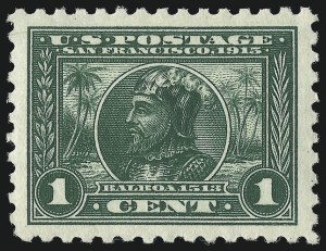 Sale 1000, Lot 1217, Panama-Pacific Issue