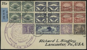 Sale 1003, Lot 5057, Air Post and Flight Covers (Scott C1-C11, Byrd, Roessler)