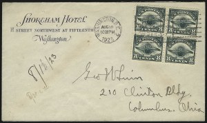 Sale 1003, Lot 5059, Air Post and Flight Covers (Scott C1-C11, Byrd, Roessler)