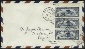 Sale 1003, Lot 5062, Air Post and Flight Covers (Scott C1-C11, Byrd, Roessler)