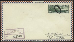 Sale 1003, Lot 5070, Air Post and Flight Covers (Scott C13-C15)