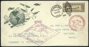 Sale 1003, Lot 5087, Air Post and Flight Covers (Scott C13-C15)