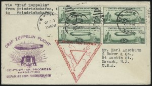 Sale 1003, Lot 5105, Air Post and Flight Covers (Scott C18, 1933 Century of Progress Flight)