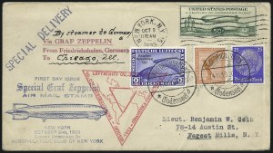 Sale 1003, Lot 5119, Air Post and Flight Covers (Scott C18, 1933 Century of Progress Flight)
