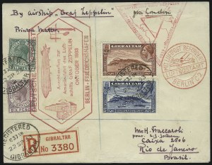 Sale 1003, Lot 5157, Air Post and Flight Covers (Foreign Flight Covers: Gibralter to Vatican)