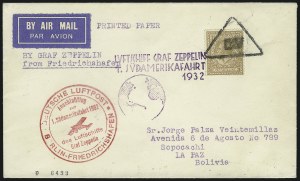 Sale 1003, Lot 5159, Air Post and Flight Covers (Foreign Flight Covers: Gibralter to Vatican)