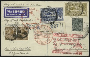 Sale 1003, Lot 5164, Air Post and Flight Covers (Foreign Flight Covers: Gibralter to Vatican)