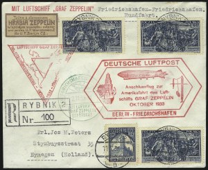 Sale 1003, Lot 5177, Air Post and Flight Covers (Foreign Flight Covers: Gibralter to Vatican)