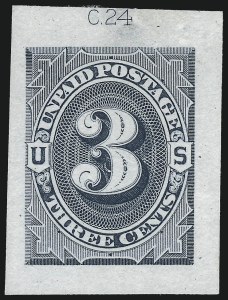 Sale 1003, Lot 5186, United States Postage Due Issues (Essays)