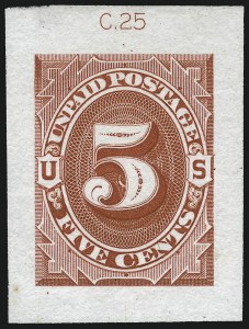 Sale 1003, Lot 5187, United States Postage Due Issues (Essays)