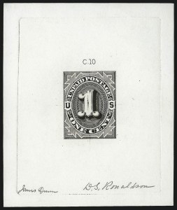 Sale 1003, Lot 5190, United States Postage Due Issues (Essays)