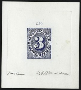 Sale 1003, Lot 5200, United States Postage Due Issues (Essays)