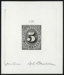 Sale 1003, Lot 5203, United States Postage Due Issues (Essays)