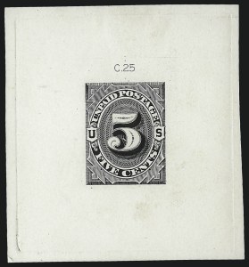 Sale 1003, Lot 5206, United States Postage Due Issues (Essays)