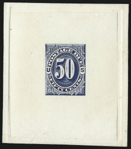 Sale 1003, Lot 5215, United States Postage Due Issues (Proofs and Trial Color Proofs)