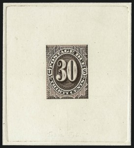 Sale 1003, Lot 5216, United States Postage Due Issues (Proofs and Trial Color Proofs)