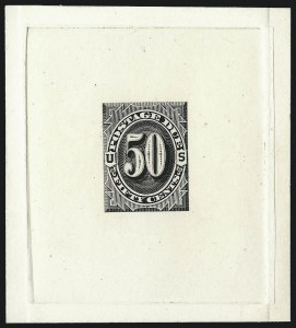Sale 1003, Lot 5217, United States Postage Due Issues (Proofs and Trial Color Proofs)