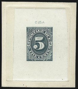 Sale 1003, Lot 5226, United States Postage Due Issues (Proofs and Trial Color Proofs)