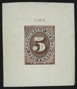 Sale 1003, Lot 5234, United States Postage Due Issues (Proofs and Trial Color Proofs)