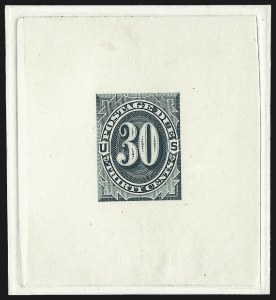 Sale 1003, Lot 5238, United States Postage Due Issues (Proofs and Trial Color Proofs)