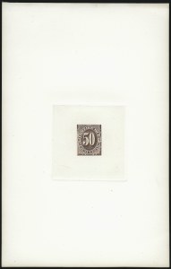 Sale 1003, Lot 5241, United States Postage Due Issues (Proofs and Trial Color Proofs)
