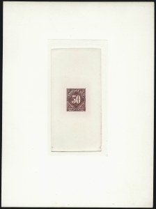 Sale 1003, Lot 5248, United States Postage Due Issues (Proofs and Trial Color Proofs)
