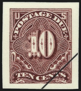 Sale 1003, Lot 5251, United States Postage Due Issues (Proofs and Trial Color Proofs)