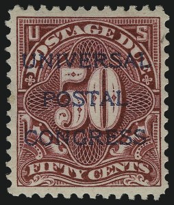 Sale 1003, Lot 5261, United States Postage Due Issues (Specimens)