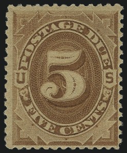 Sale 1003, Lot 5265, United States Postage Due Issues (Singles, Scott J1-J7)