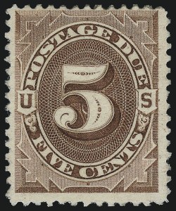 Sale 1003, Lot 5271, United States Postage Due Issues (Special Printings, Scott J9-J14)