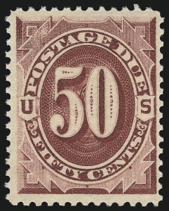 Sale 1003, Lot 5286, United States Postage Due Issues (Singles, Scott J15-J44)