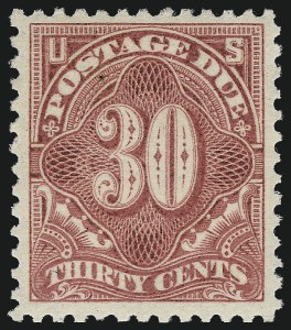 Sale 1003, Lot 5299, United States Postage Due Issues (Singles, Scott J15-J44)