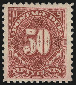 Sale 1003, Lot 5328, United States Postage Due Issues (Singles, Scott J47-J96a, Balance)