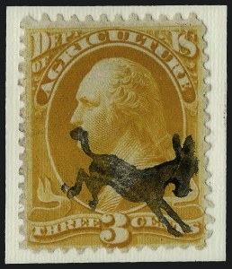 Sale 1003, Lot 5500, War Department Issues (Fancy and Kicking Mule Cancellations)